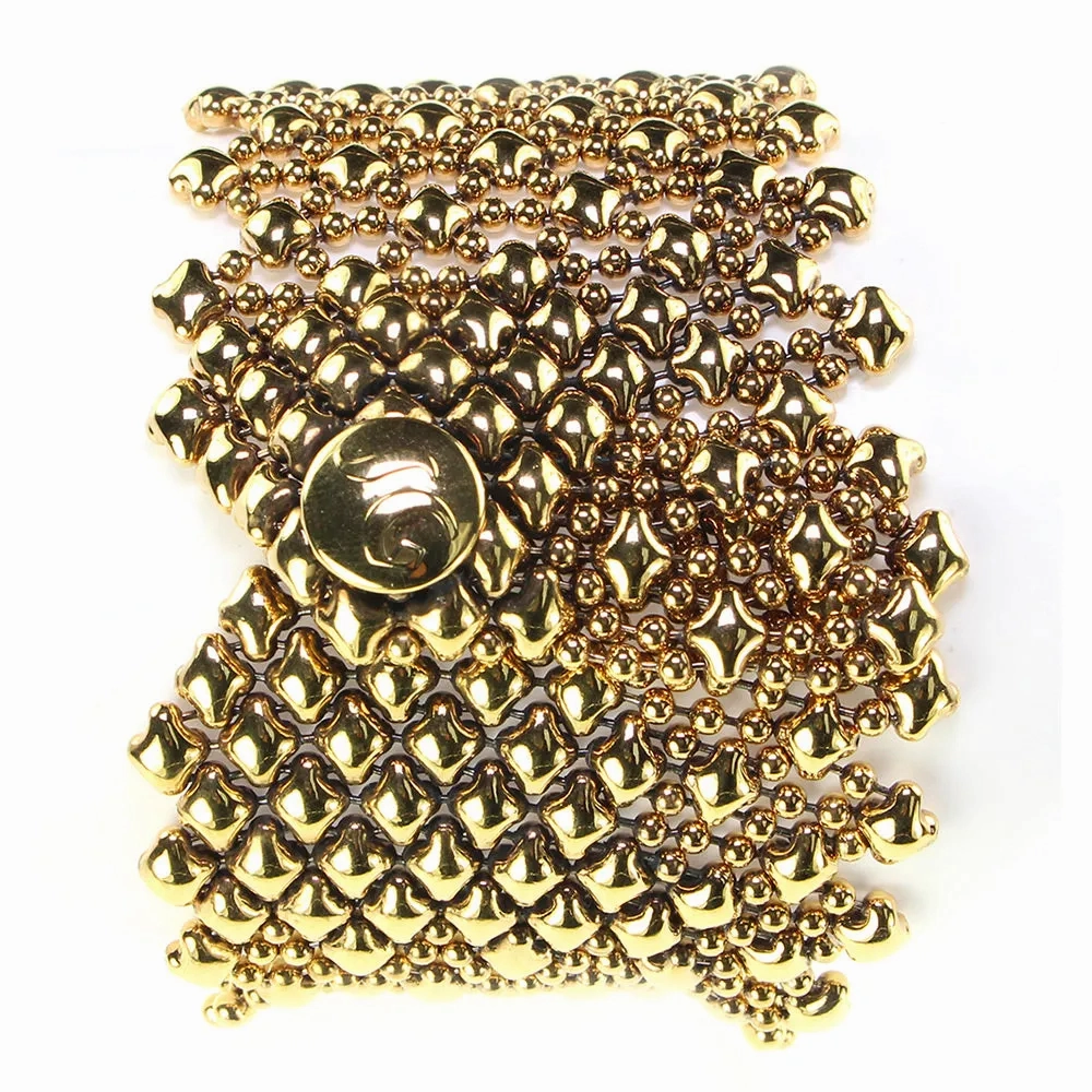 SG Liquid Metal B79-AG Antique Gold 24K Bracelet by Sergio Gutierrez