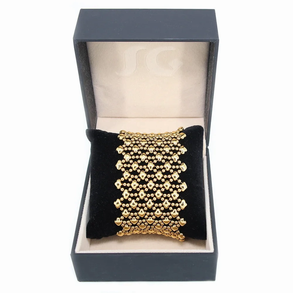 SG Liquid Metal B79-AG Antique Gold 24K Bracelet by Sergio Gutierrez