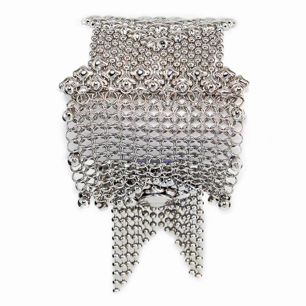SG Liquid Metal CMB9-N Chrome Finish Bracelet by Sergio Gutierrez
