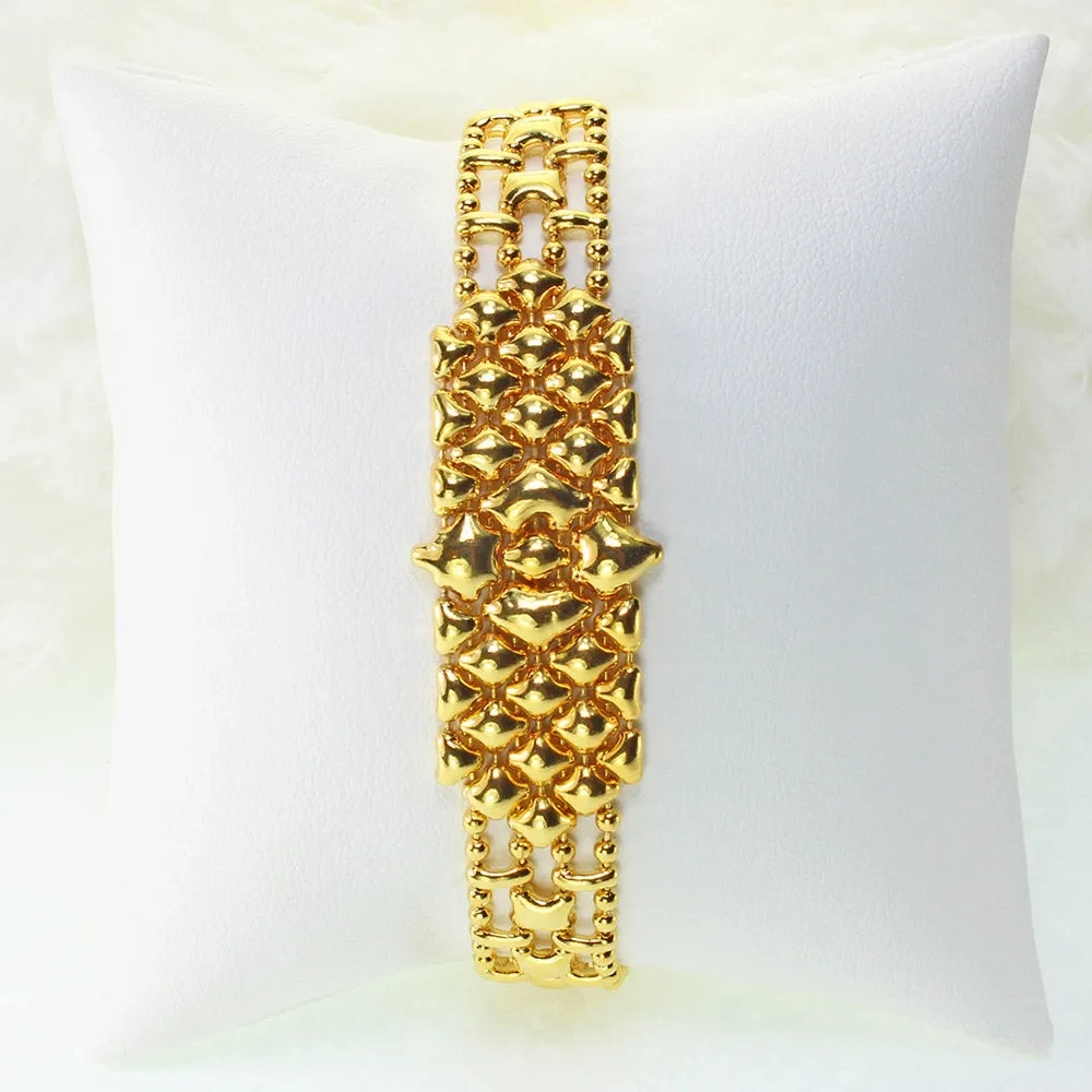 SG Liquid Metal MINI-C-G24K Gold 24K Finish Bracelet by Sergio Gutierrez