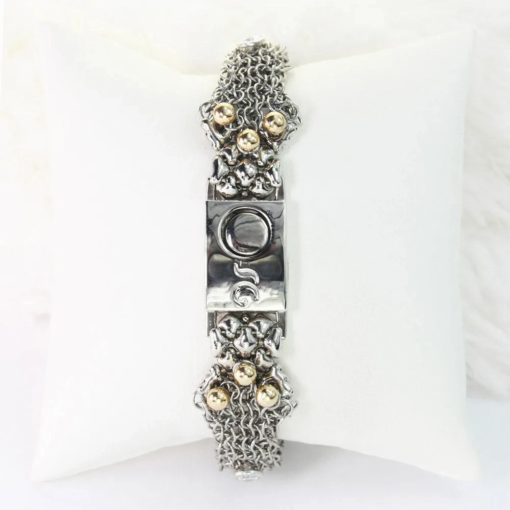 SG Liquid Metal SERPB1-N (Stainless Steel) Chainmail Bracelet by Sergio Gutierrez