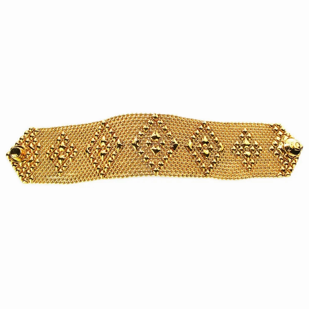 SG Liquid Metal TB32 ?C AG Antique Gold Finish Bracelet by Sergio Gutierrez