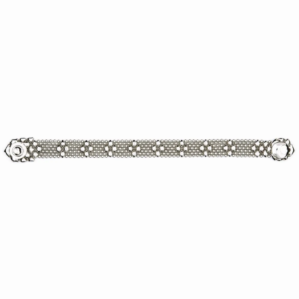 SG Liquid Metal TB35-AS (Antique Silver Finish) Bracelet by Sergio Gutierrez