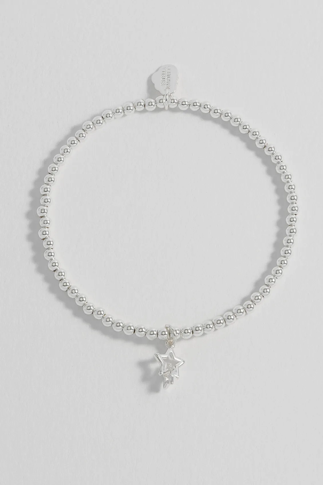 Sienna Beaded Interlinked Star Charm Bracelet