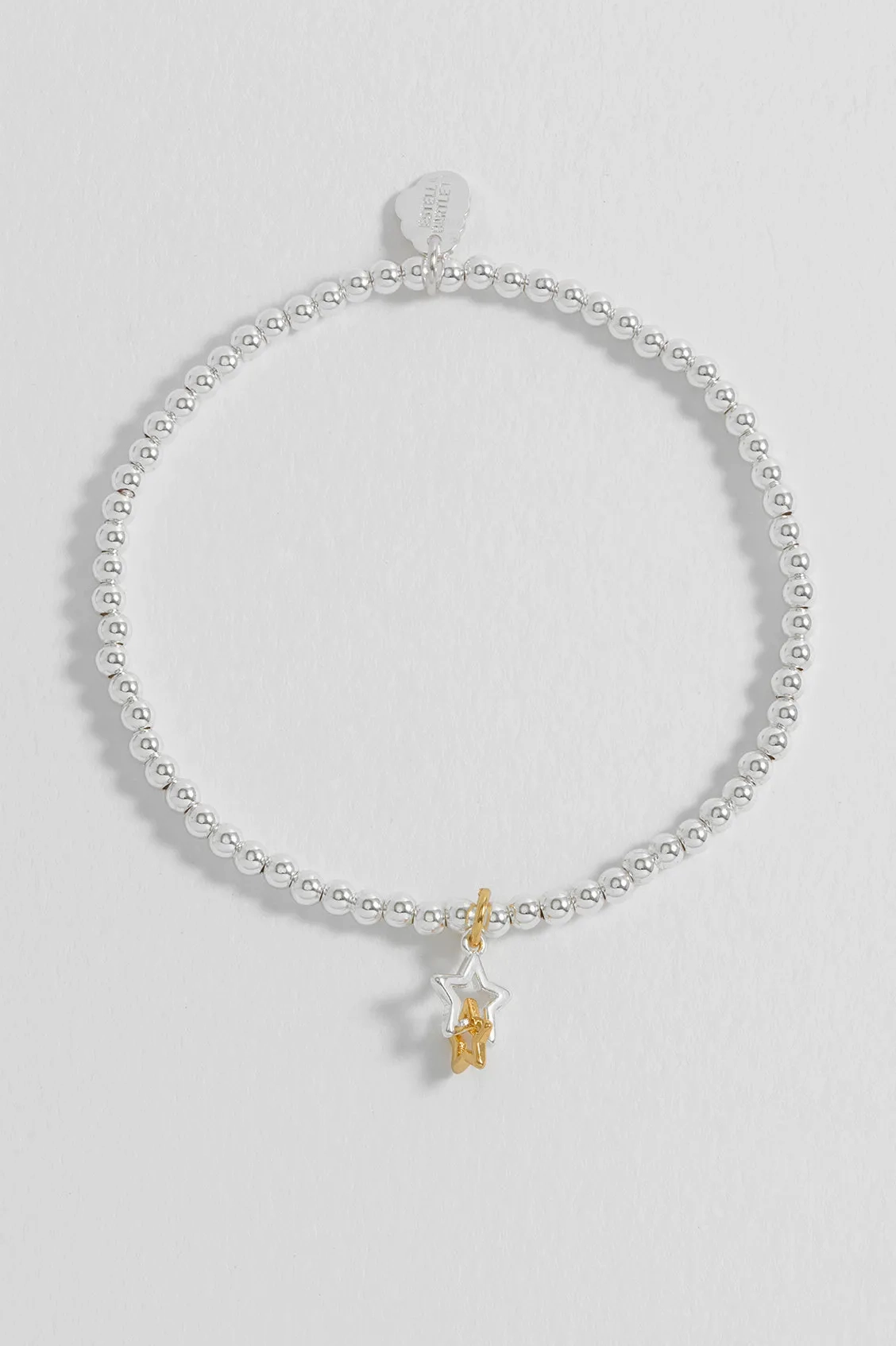 Sienna Beaded Interlinked Star Charm Bracelet