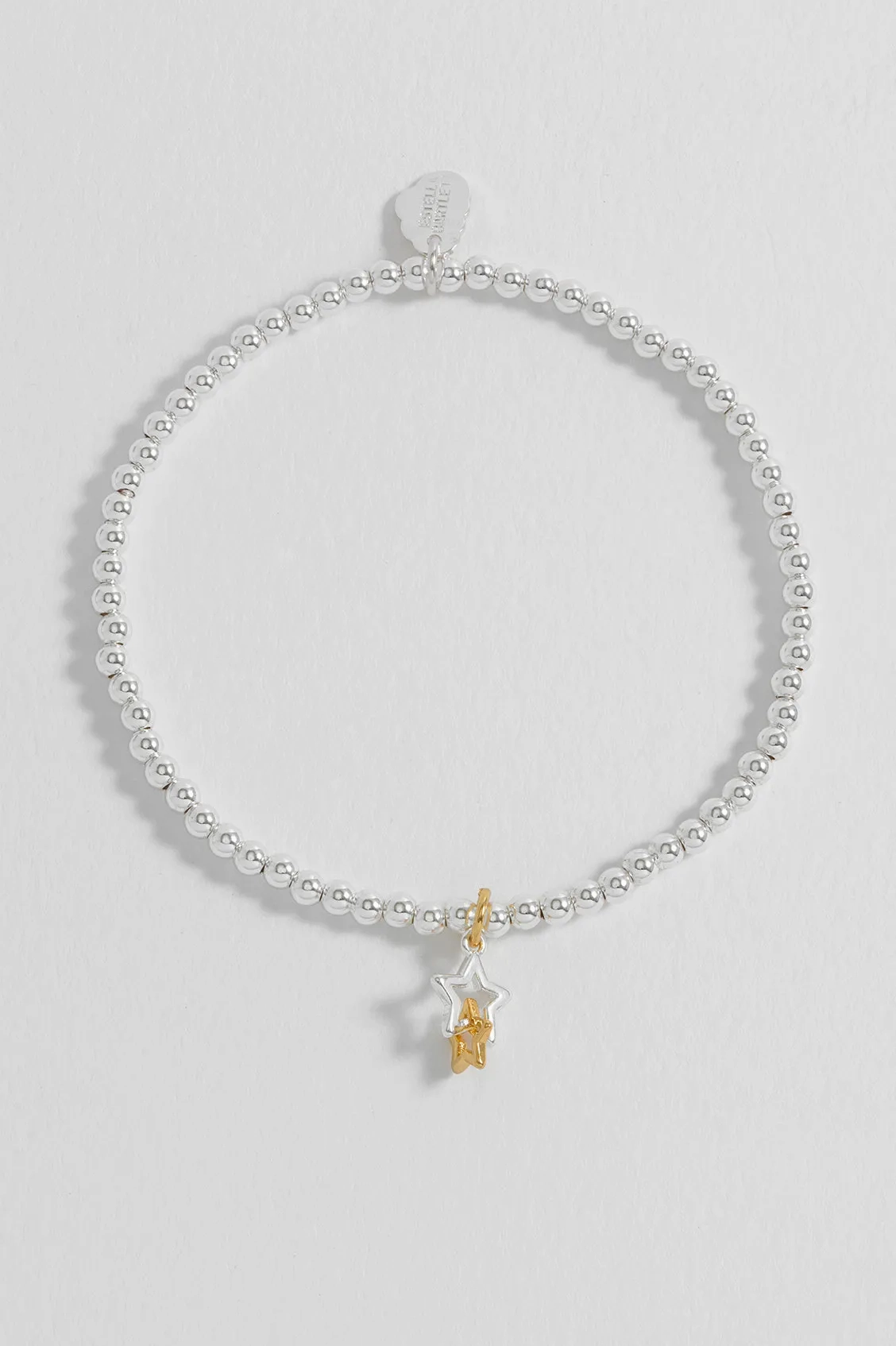 Sienna Beaded Interlinked Star Charm Bracelet