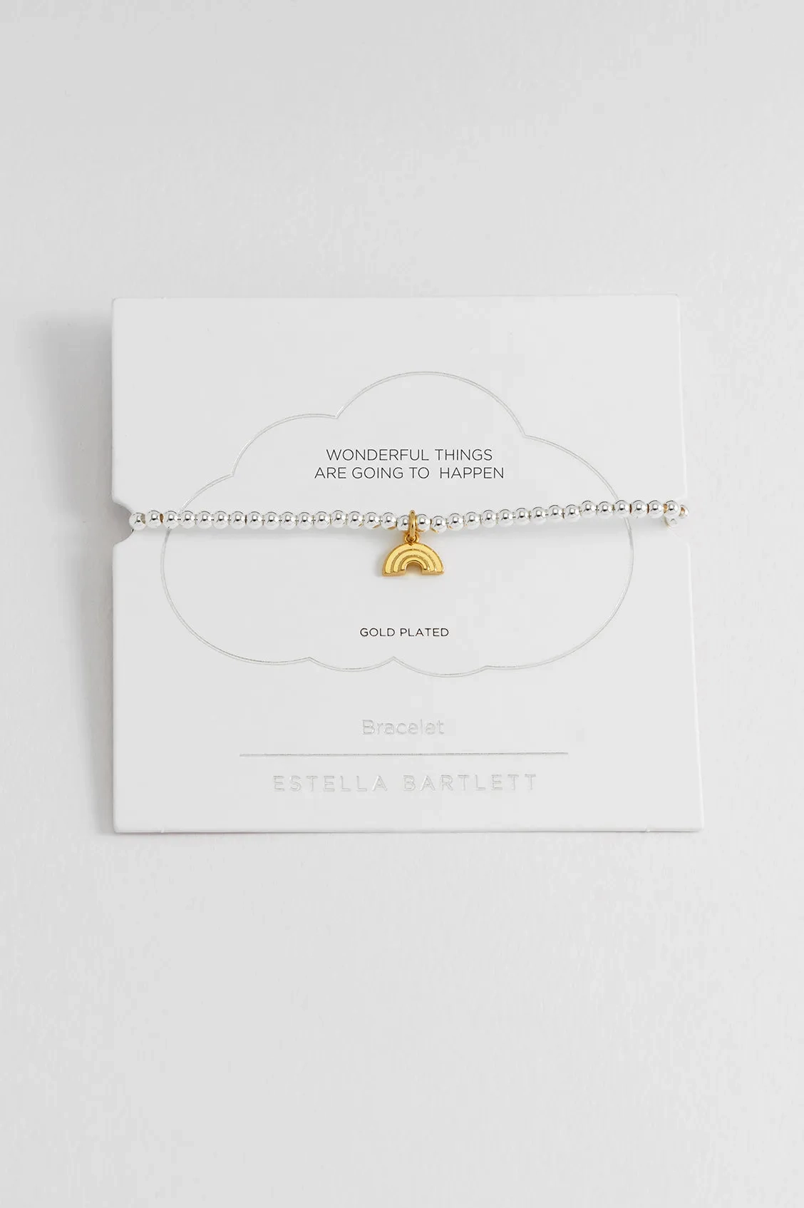 Sienna Beaded Rainbow Charm Bracelet