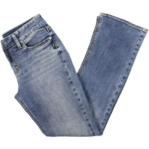 Silver Jeans Co. Damen Elyse Mid-Rise Slim Bootcut Jeans