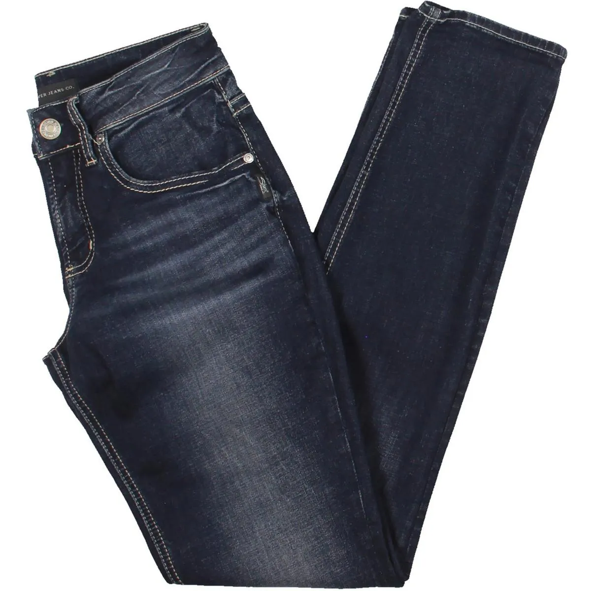 Silver Jeans Co. Damen Vintage Denim Boyfriend Jeans