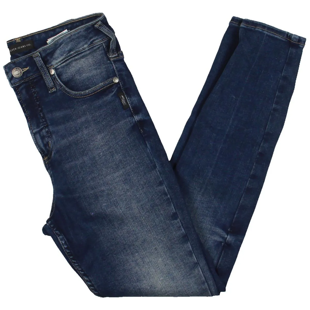 Silver Jeans Co. Damen High Rise Infinite Fit Skinny Jeans