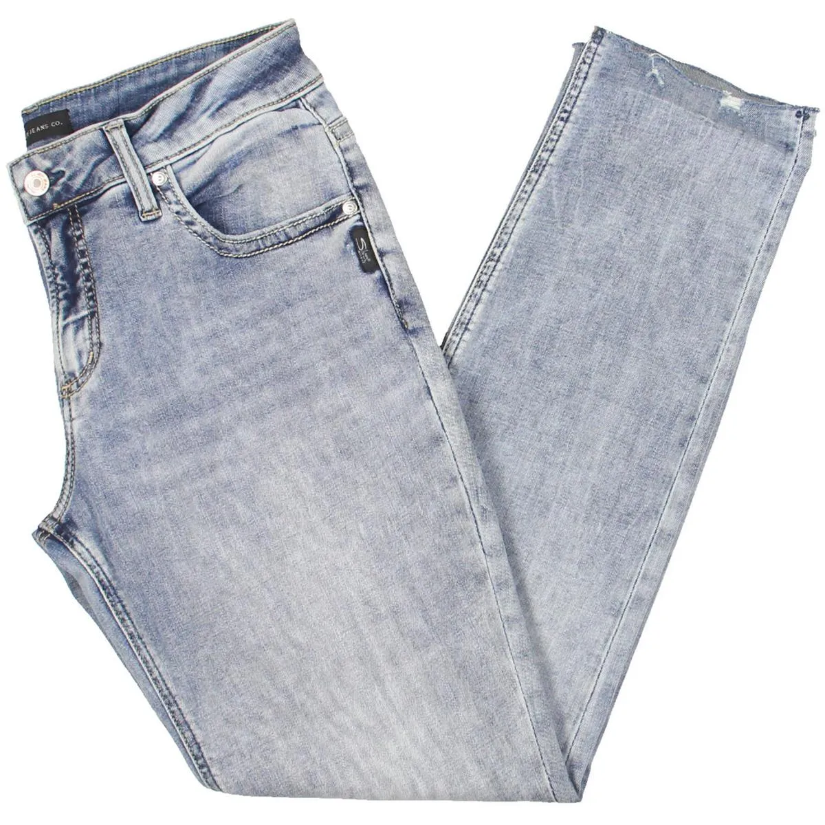Silver Jeans Co. Damen Mid Rise Slim Leg Boyfriend Jeans