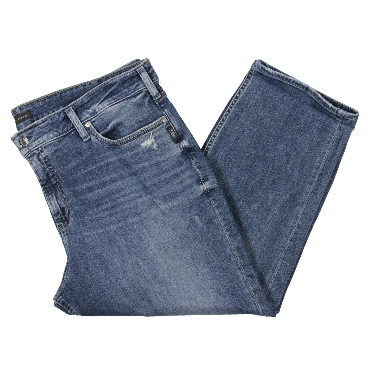 Silver Jeans Co. Damen Plus Mid-Rise Stretch Capri-Hose