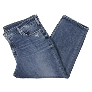 Silver Jeans Co. Damen Plus Mid-Rise Stretch Capri-Hose