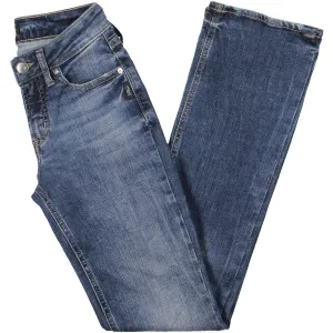 Silver Jeans Co. Damen Suki Slim Curvy Fit Mid-Rise Bootcut Jeans