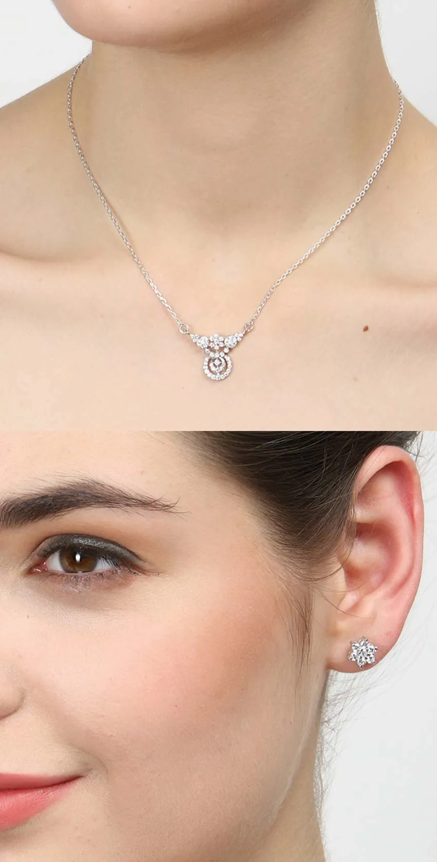 Silver Aria Jewellery Set