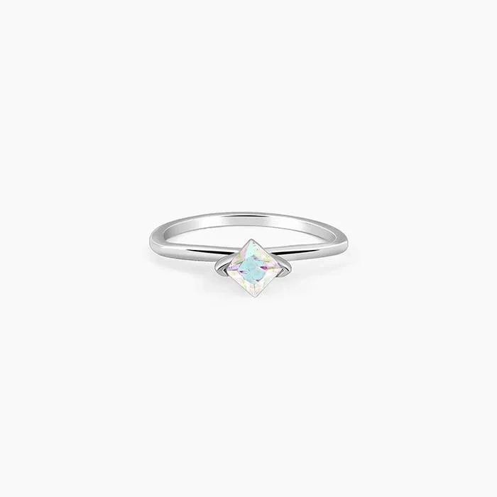 Silver Deserving Shine Ring