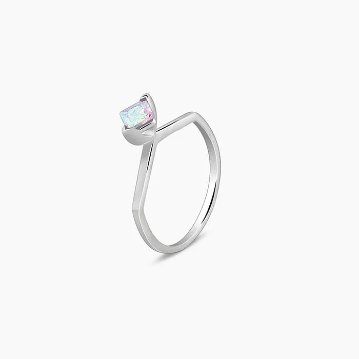 Silver Deserving Shine Ring