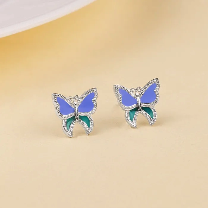 Silver Flutter Muse Earrings