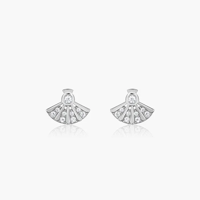 Silver Glowlette Studs