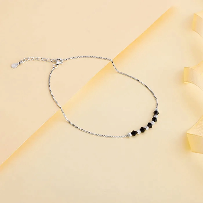 Silver Gypsy Gleams Anklet