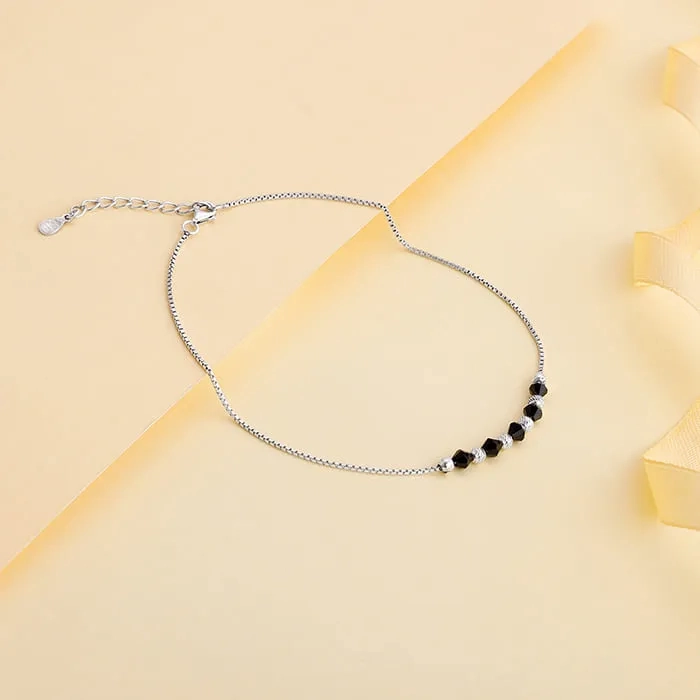 Silver Gypsy Gleams Anklet