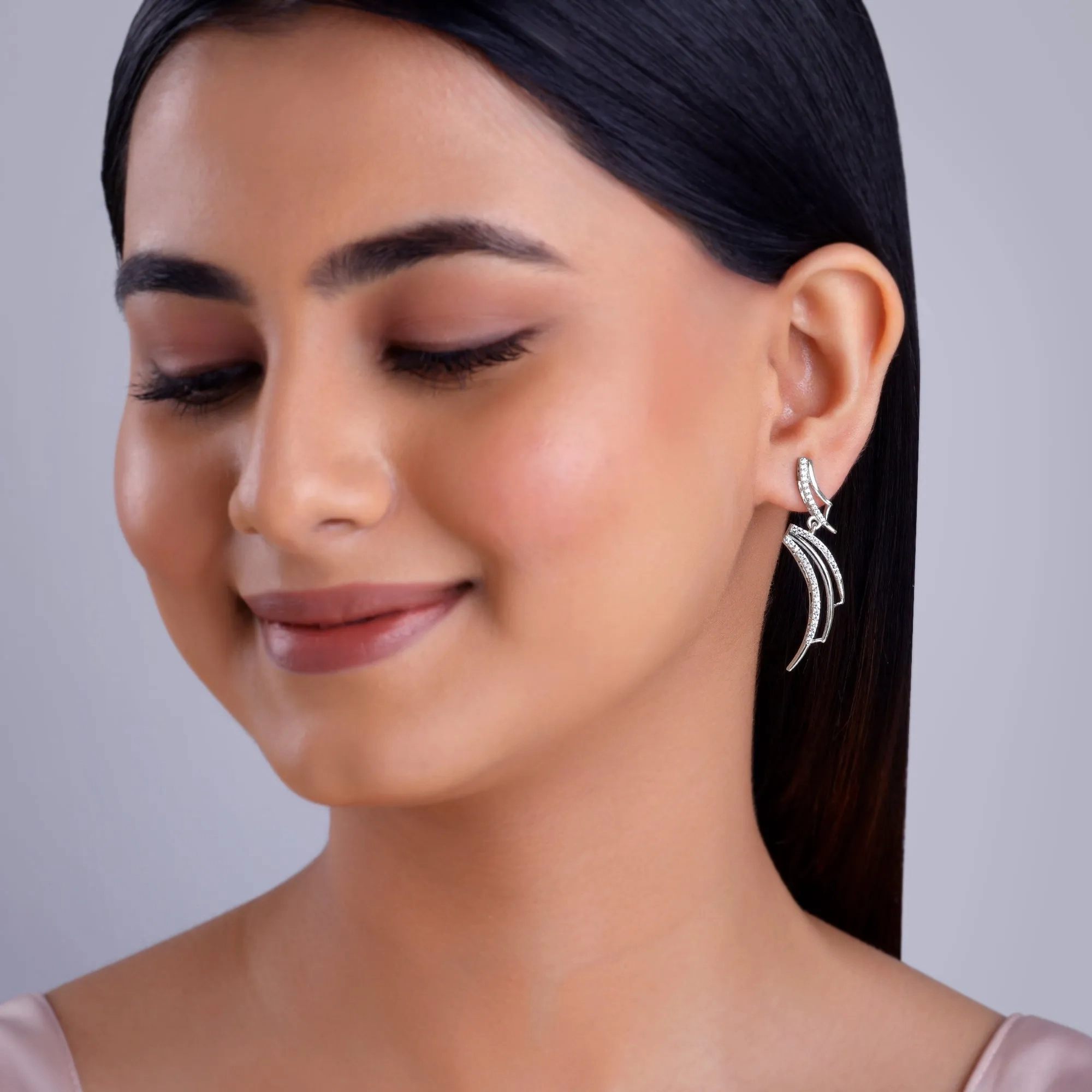 Silver Heavenly Astrid Earrings