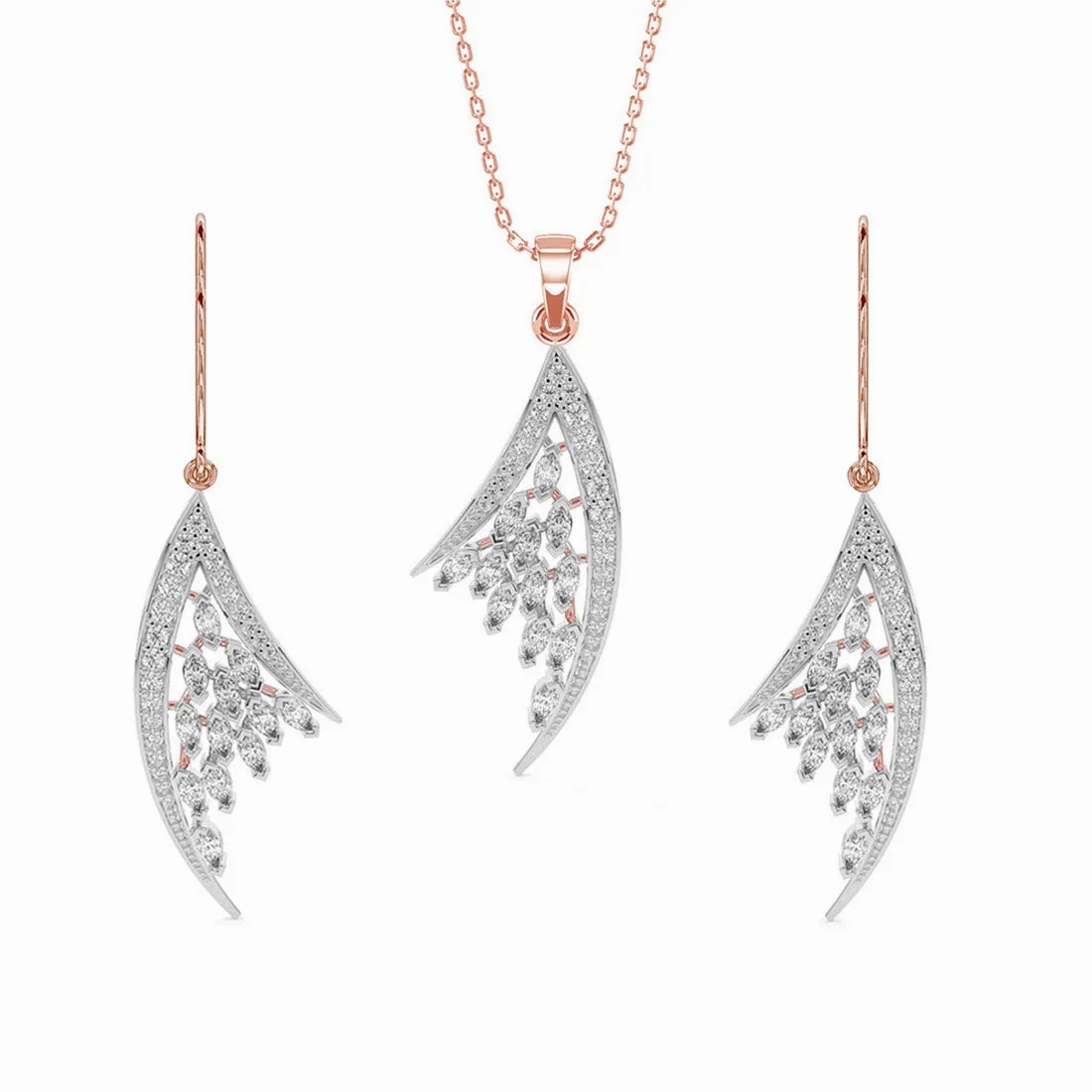 Silver Lily Jewellery Set