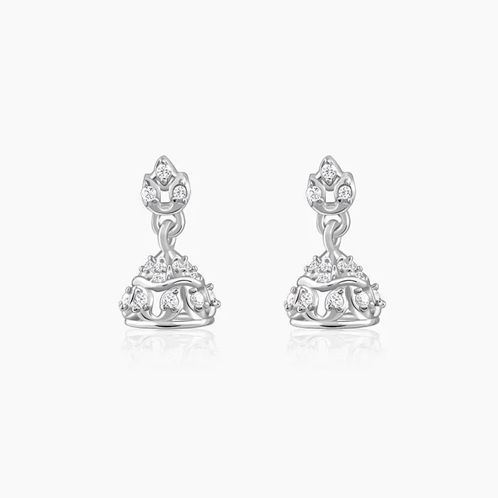 Silver Mithila Jhumki