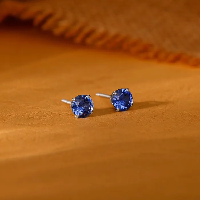 Silver Oceanic Studs