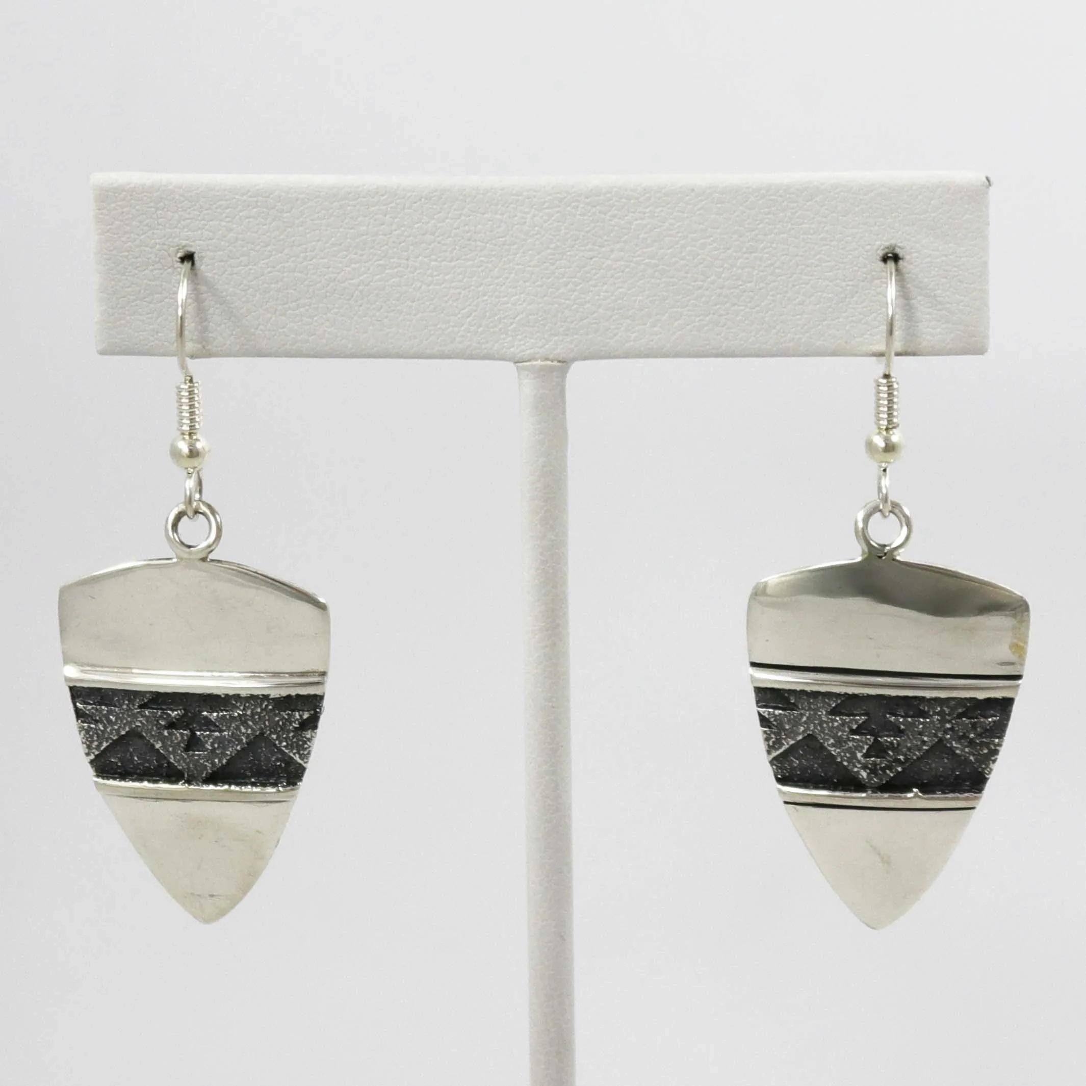 Silver Overlay Earrings
