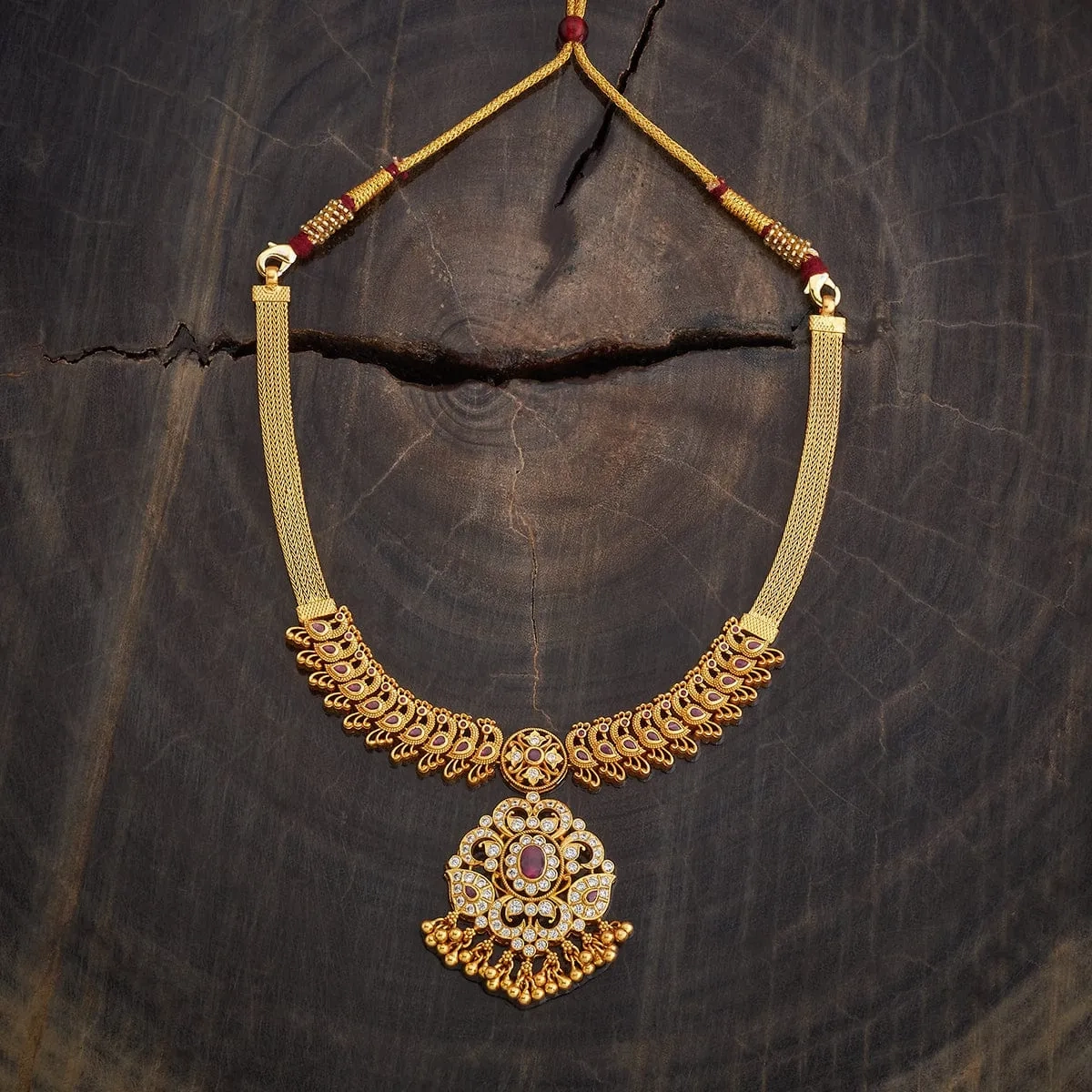 Silver Temple Necklace 180450