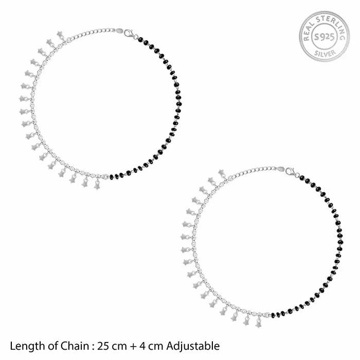 Silver Unique Vibe Anklet