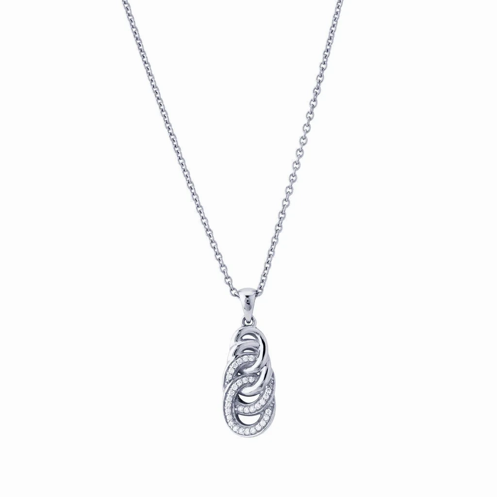 Sitana 18K Whitegold Pendant w. 31 Diamonds