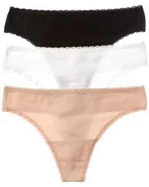 Skarlett Blue 3er-Pack Verzierter Tanga