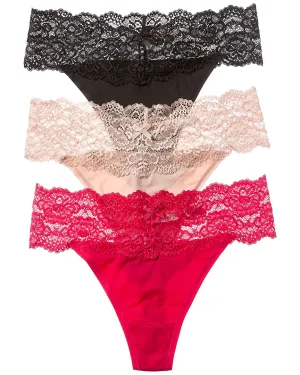 Skarlett Blue 3er-Pack Göttinnen-Tanga