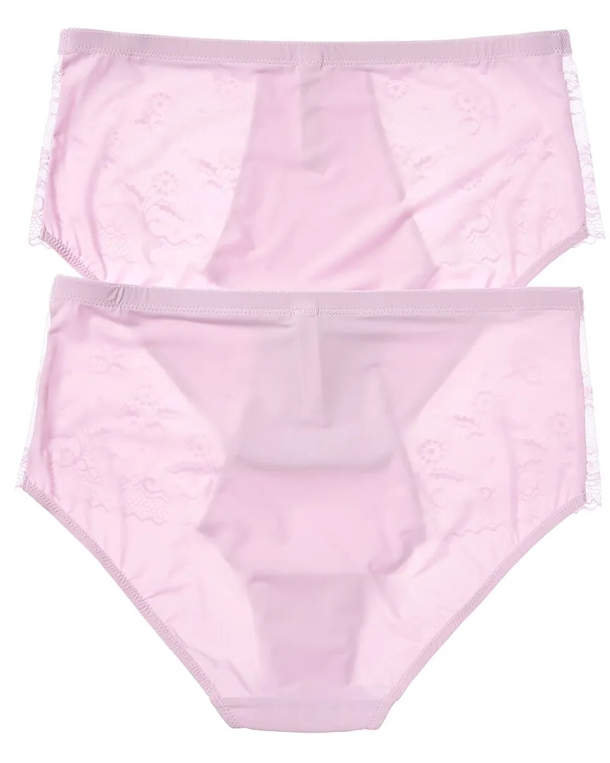Skarlett Blue Set aus 2 spitzenbesetzten High-Rise Slips