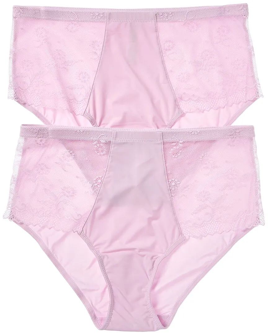 Skarlett Blue Set aus 2 spitzenbesetzten High-Rise Slips