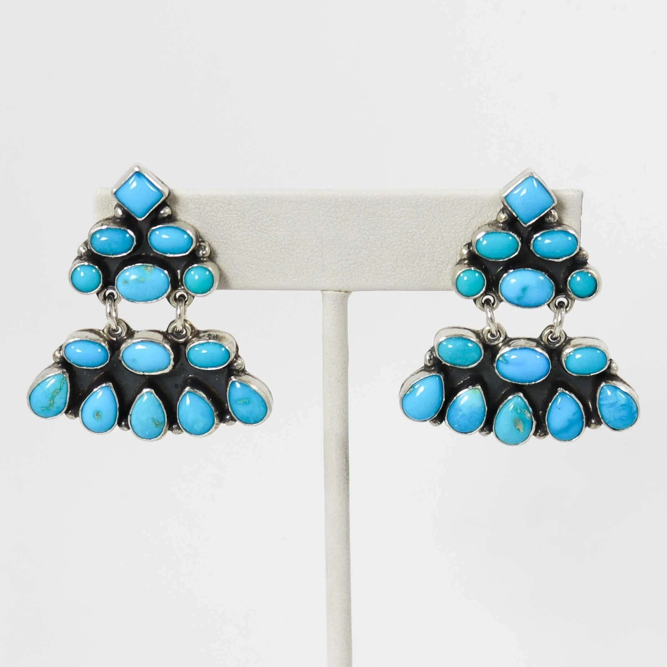Sleeping Beauty Turquoise Earrings