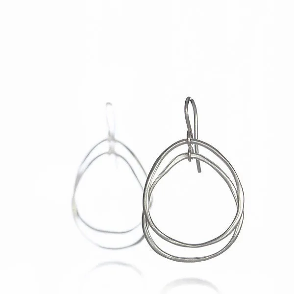 Small Double Loop Earrings