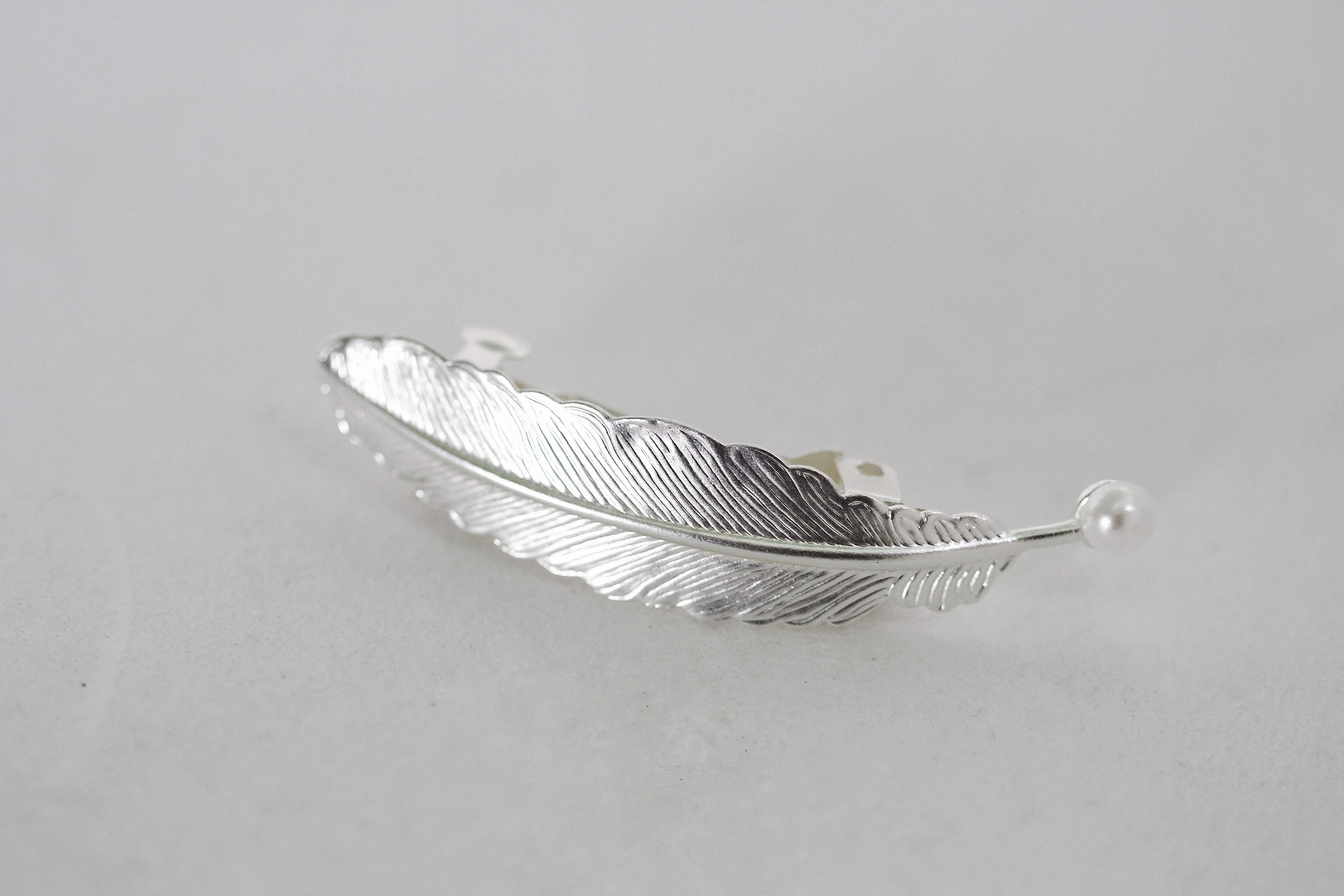 Small Feather Barrette