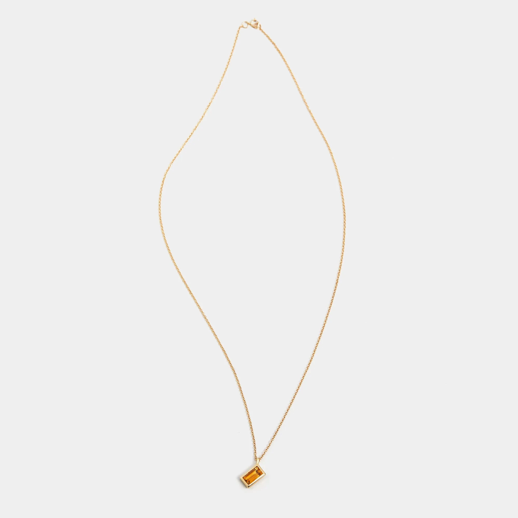 Small Mia Necklace with Citrine