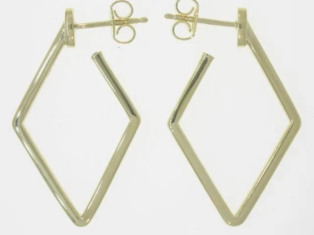 Small Square Hoop Earrings