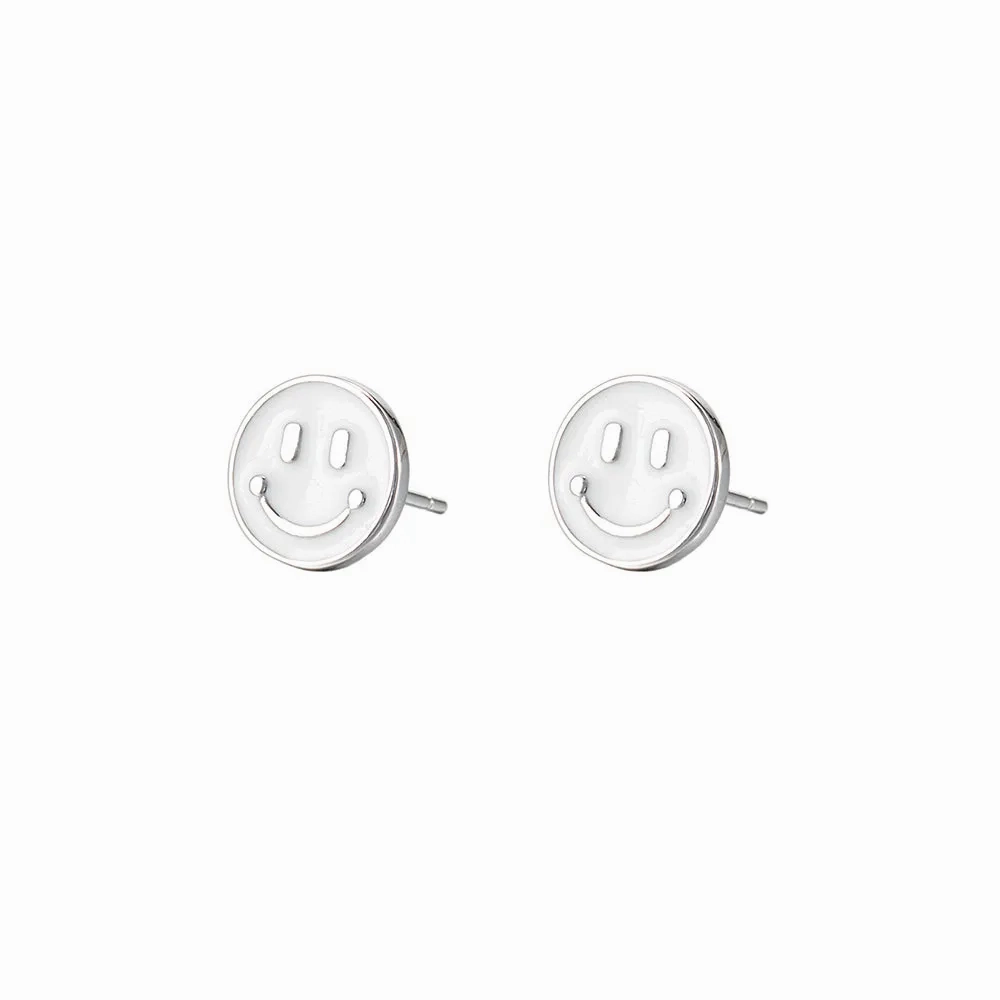 Smiley Face Stud Earrings
