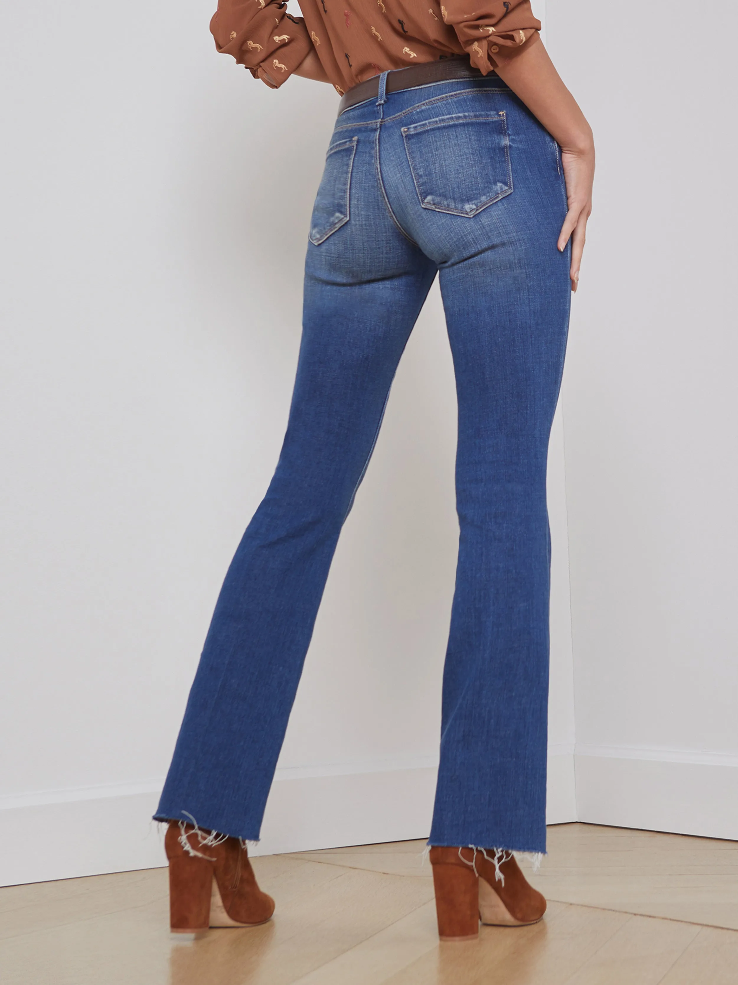 Sneeki Low-Rise Straight-Leg Jeans