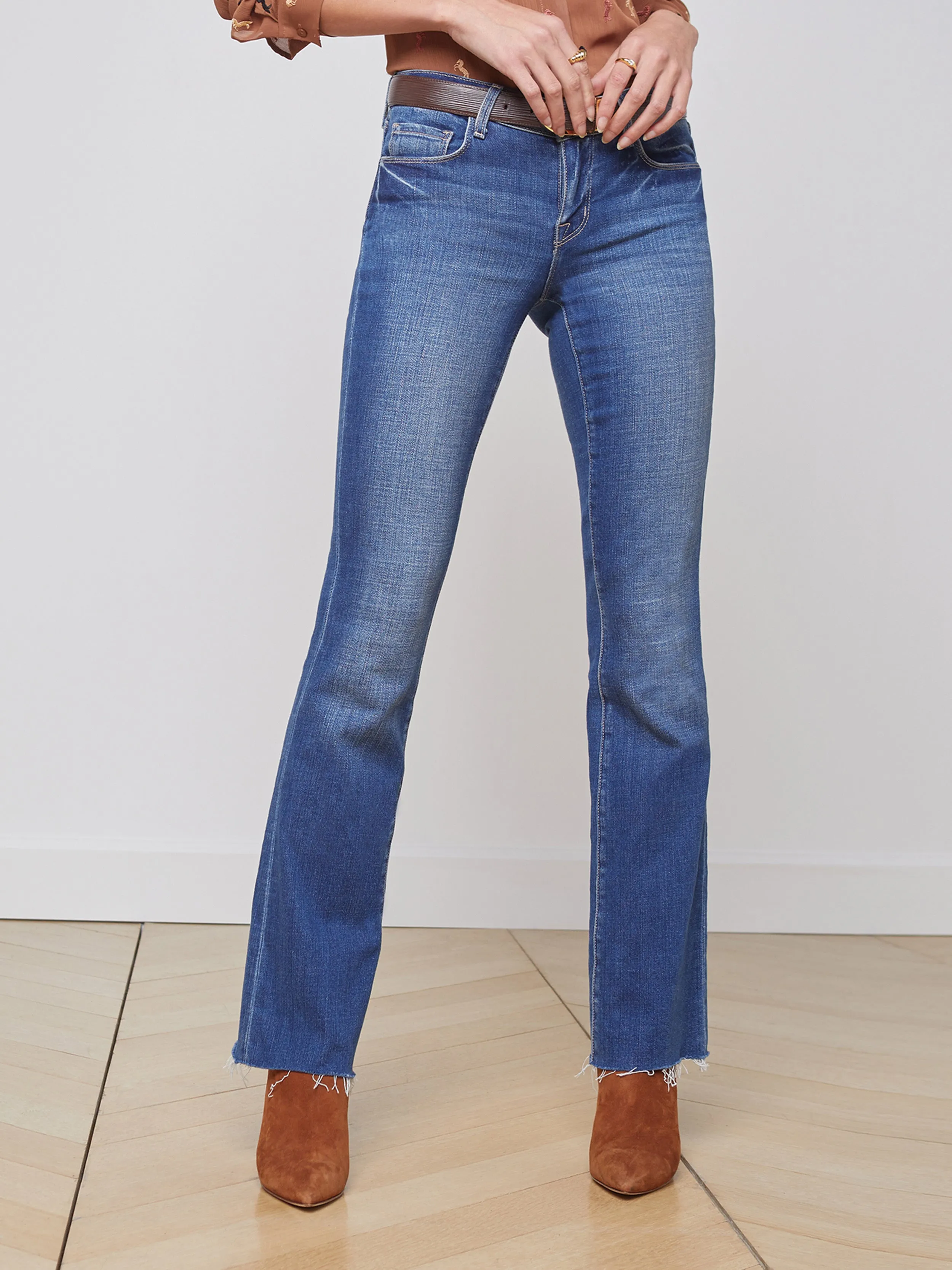 Sneeki Low-Rise Straight-Leg Jeans