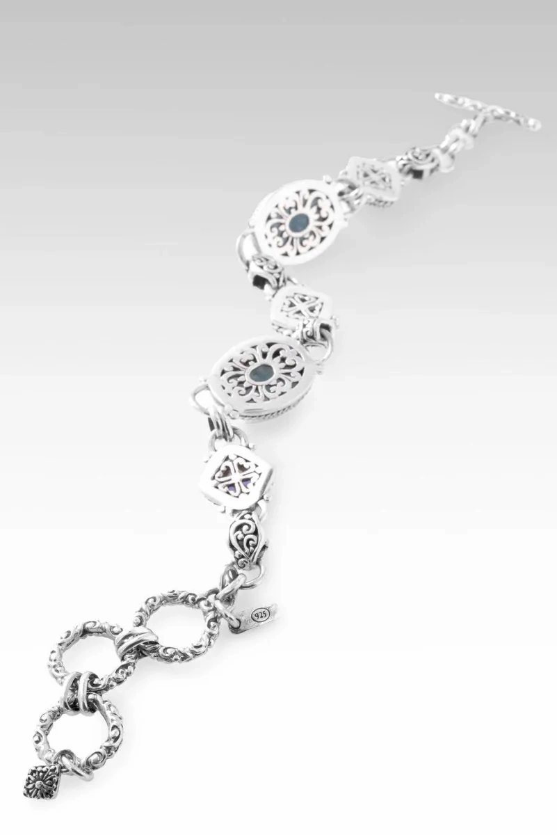 Song of Angels Bracelet? in Aquamarine &amp; Mercury Mist? Mystic Topaz