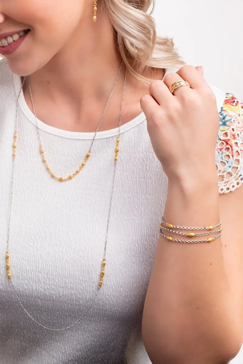 Sow Gentleness Bracelet? in 18K Gold &amp; Rhodium Over Sterling Silver