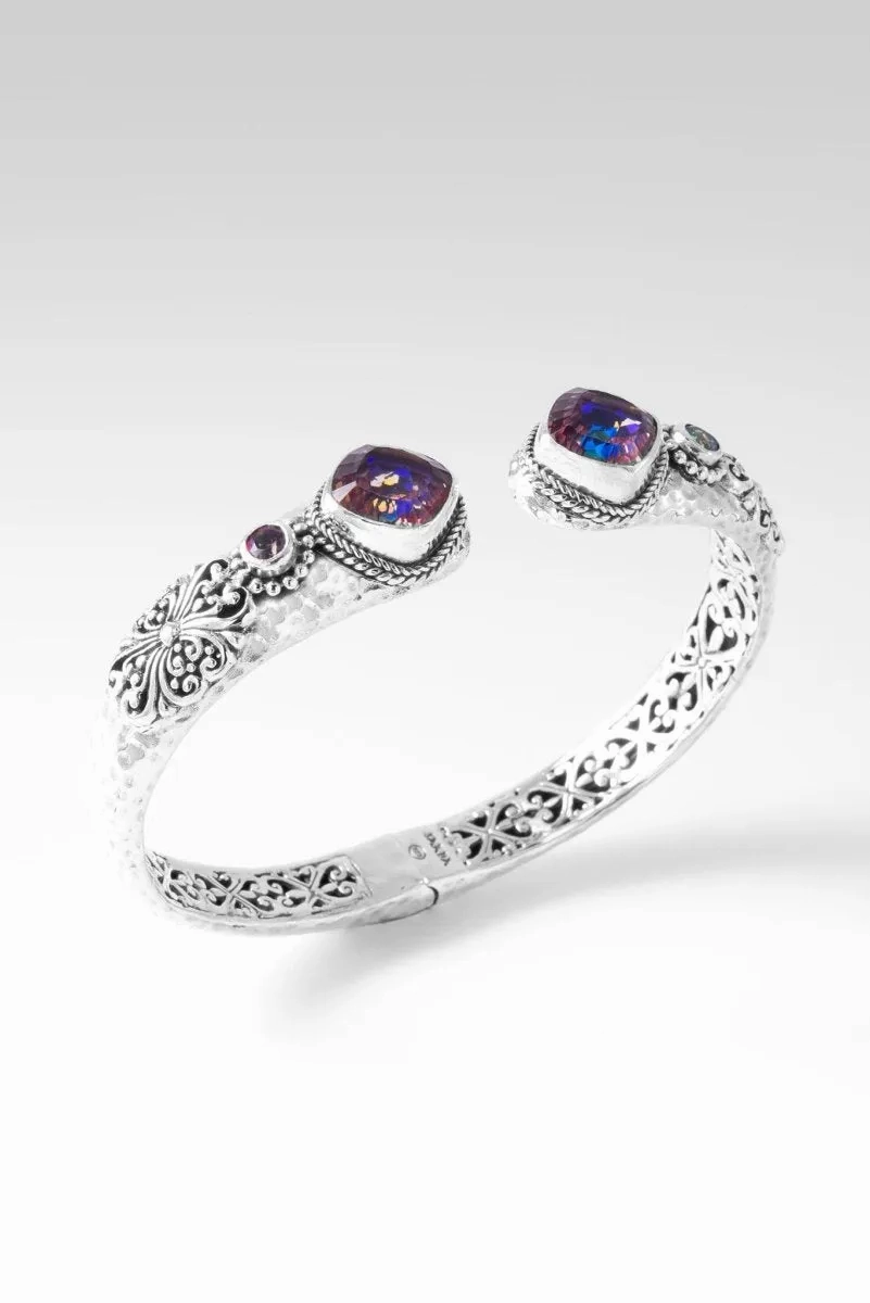 Splendid Grace Tip-to-Tip Bracelet? in Summer Peach? Mystic Quartz &amp; Bali Sunrise? Mystic Topaz