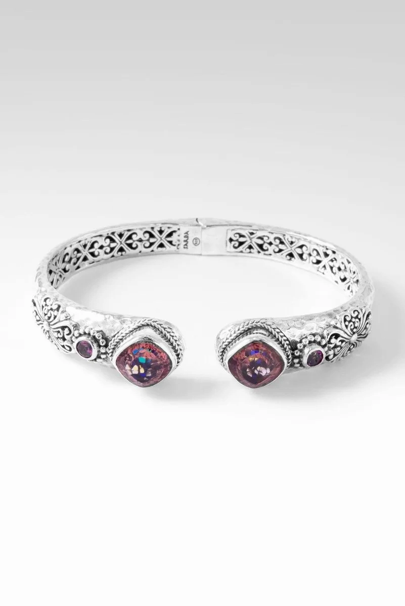 Splendid Grace Tip-to-Tip Bracelet? in Summer Peach? Mystic Quartz &amp; Bali Sunrise? Mystic Topaz