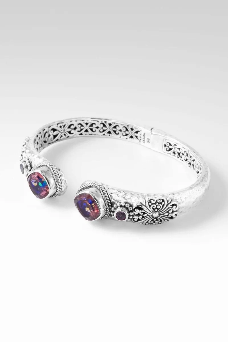 Splendid Grace Tip-to-Tip Bracelet? in Summer Peach? Mystic Quartz &amp; Bali Sunrise? Mystic Topaz